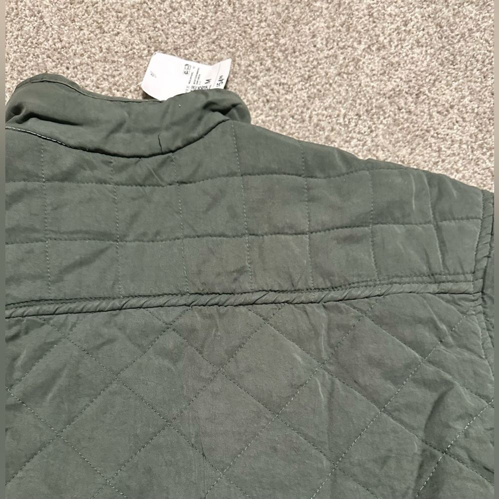 Forever 21 Quilted Green Bomber Jacket - Picture 5 of 5
